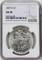 1897-O $1 Morgan Dollar NGC AU58 (767016029)