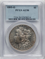 1895-O Morgan Dollar PCGS AU50