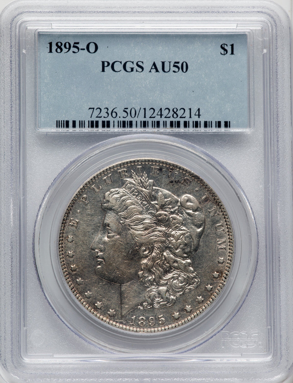 1895-O Morgan Dollar PCGS AU50