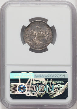 1838 25C Capped Bust B-1 Bust Quarter NGC MS64+
