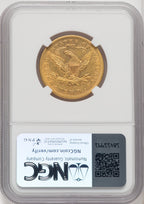 1877-S $10 Liberty Eagle NGC AU55