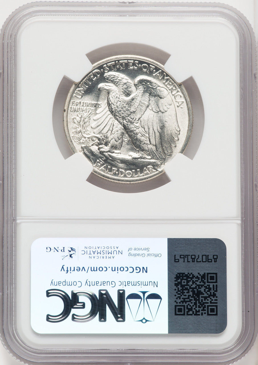 1934-S 50C Walking Liberty Half Dollar NGC MS66+