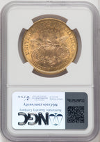 1877-S $20 Liberty Double Eagle NGC MS62 (518529028)