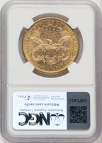1877-S $20 Liberty Double Eagle NGC MS62 (518529025)