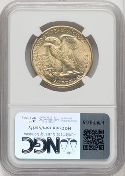 1934 50C Walking Liberty Half Dollar NGC MS67 (766265028)