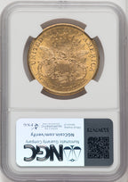 1877-S $20 Liberty Double Eagle NGC MS62 (518529034)