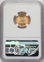 1896 $2.50 Liberty Quarter Eagle NGC MS67+