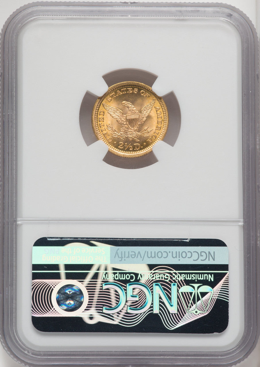 1896 $2.50 Liberty Quarter Eagle NGC MS67+