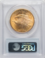 1911-D/D $20 RPM FS-501 CAC Saint-Gaudens Double Eagle PCGS MS66