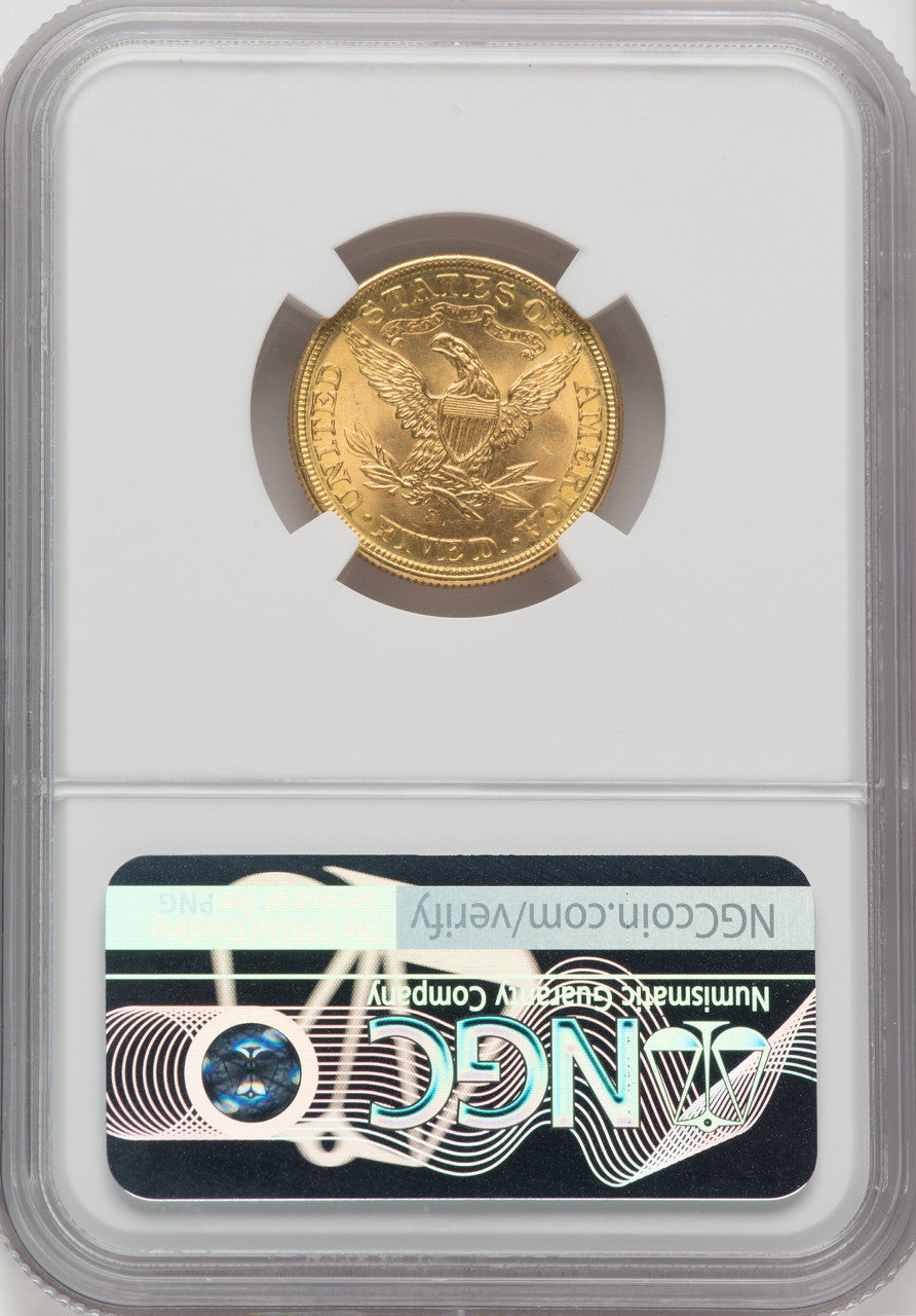 1898-S $5 Liberty Half Eagle NGC MS65+