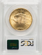 1911 $20 Saint-Gaudens Double Eagle PCGS MS65