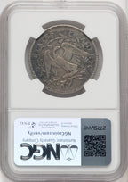 1795 50C 2 Leaves Early Half Dollar NGC VF35