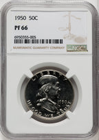 1950 50C Proof Franklin Half Dollar NGC PR66 (767038194)