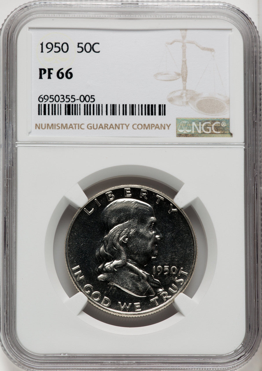 1950 50C Proof Franklin Half Dollar NGC PR66 (767038194)