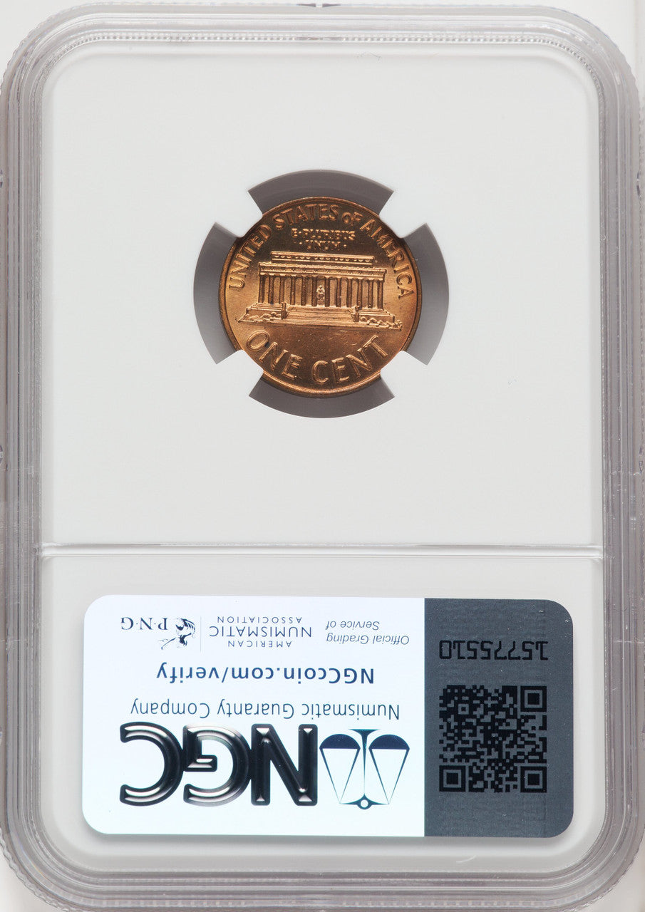 1972 1C Doubled Die Obverse RB Lincoln Cent NGC MS65
