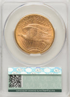 1914-D $20 Saint-Gaudens Double Eagle CACG MS63