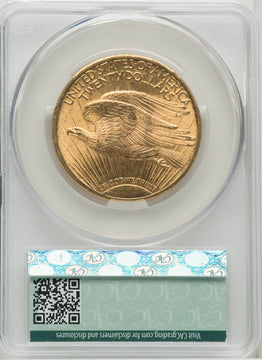 1922 $20 Saint-Gaudens Double Eagle CACG MS64