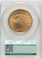 1911-D $20 Saint-Gaudens Double Eagle CACG MS63