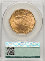 1915-S $20 Saint-Gaudens Double Eagle CACG MS62
