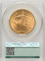 1915-S $20 Saint-Gaudens Double Eagle CACG MS64