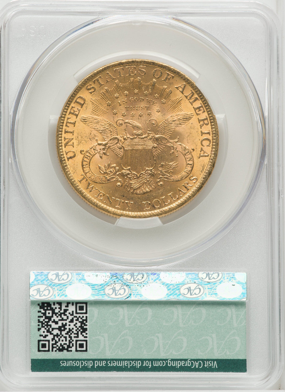 1897 $20 Liberty Double Eagle CACG MS62 (174003138)