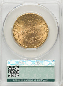 1900-S $20 Liberty Double Eagle CACG MS62