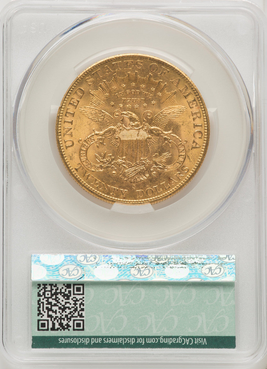 1903-S $20 Liberty Double Eagle CACG MS62