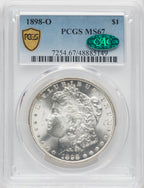 1898-O $1 CAC Morgan Dollar PCGS MS67