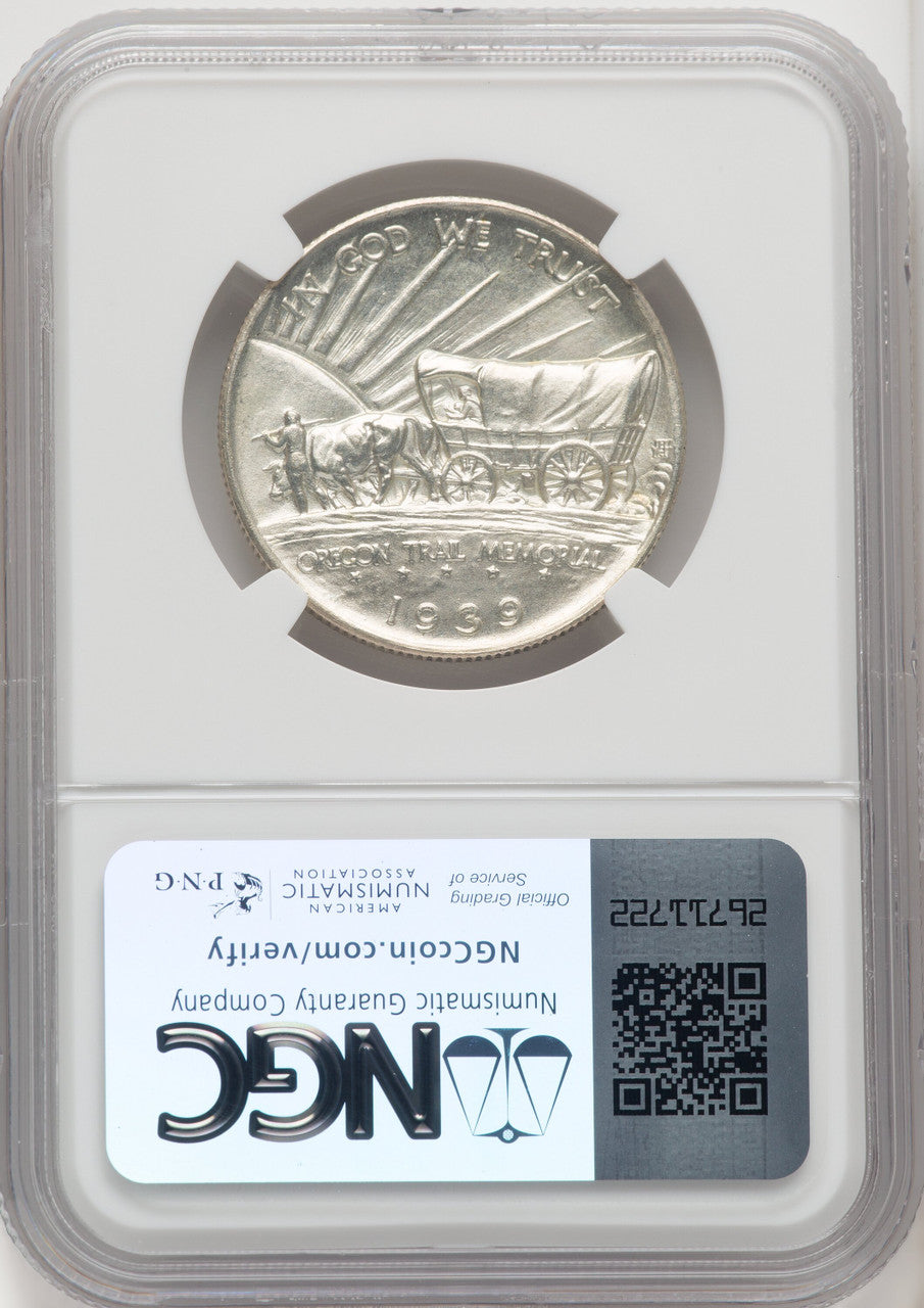 1939-S 50C Oregon Commemorative Silver NGC MS65