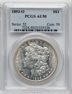 1893-O $1 Morgan Dollar PCGS AU50