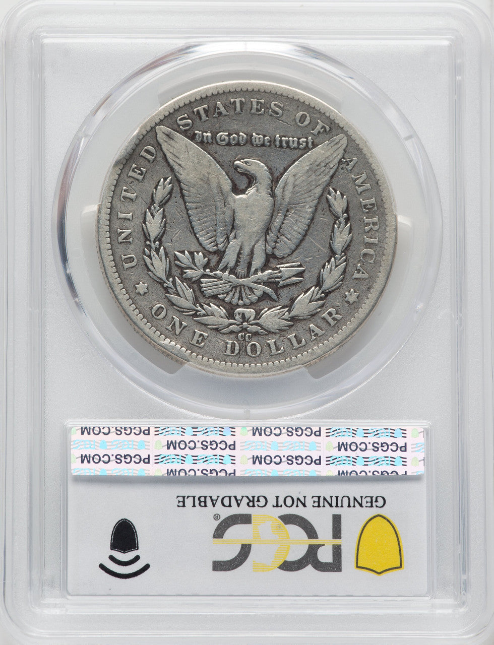 1889-CC $1 Morgan Dollar Genuine PCGS VG8