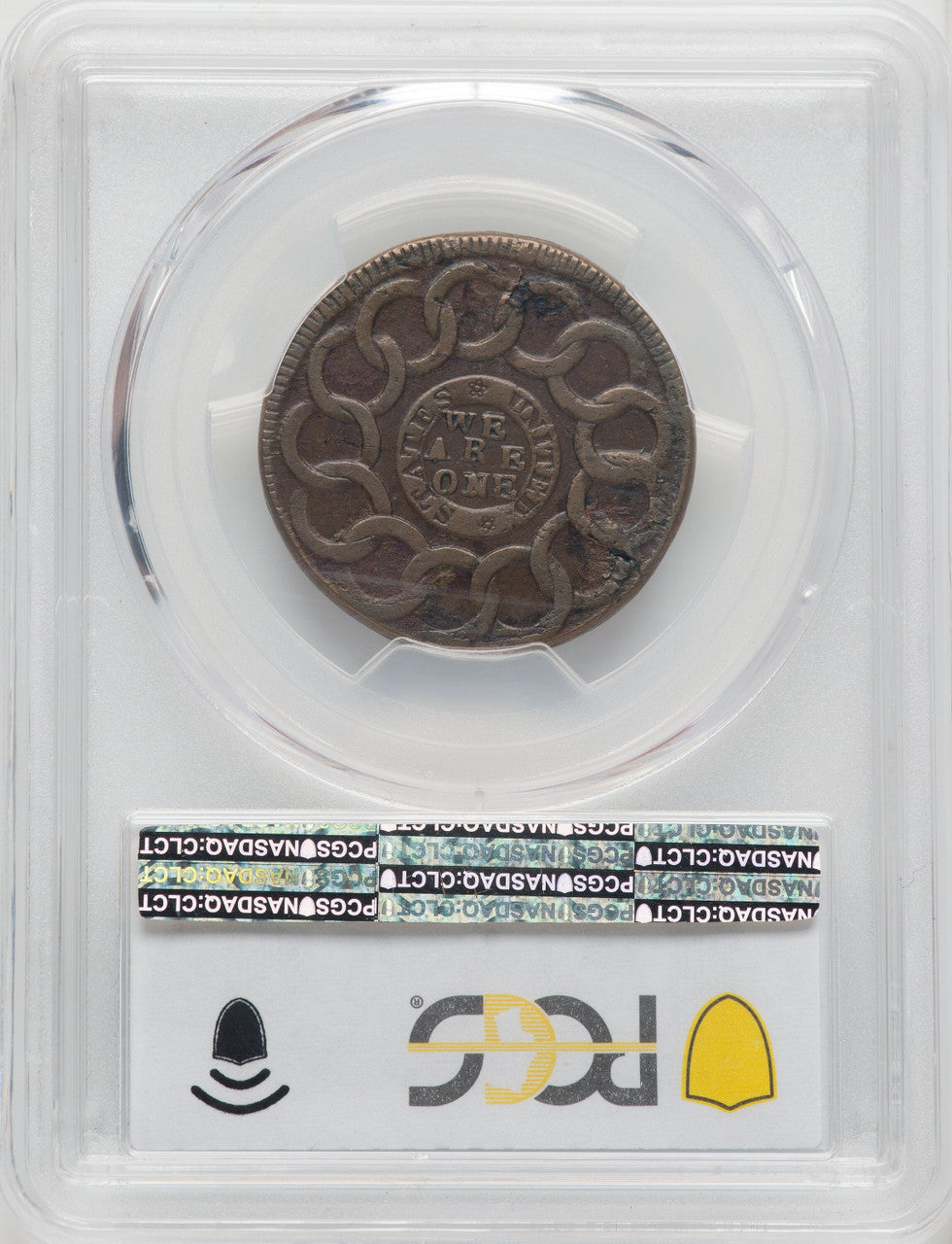 1787 Fugio Cent N. 10-T BN Federal Contract Coinage PCGS XF45