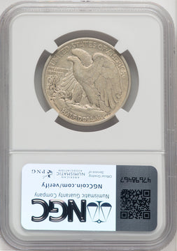 1921-S 50C Walking Liberty Half Dollar NGC XF45