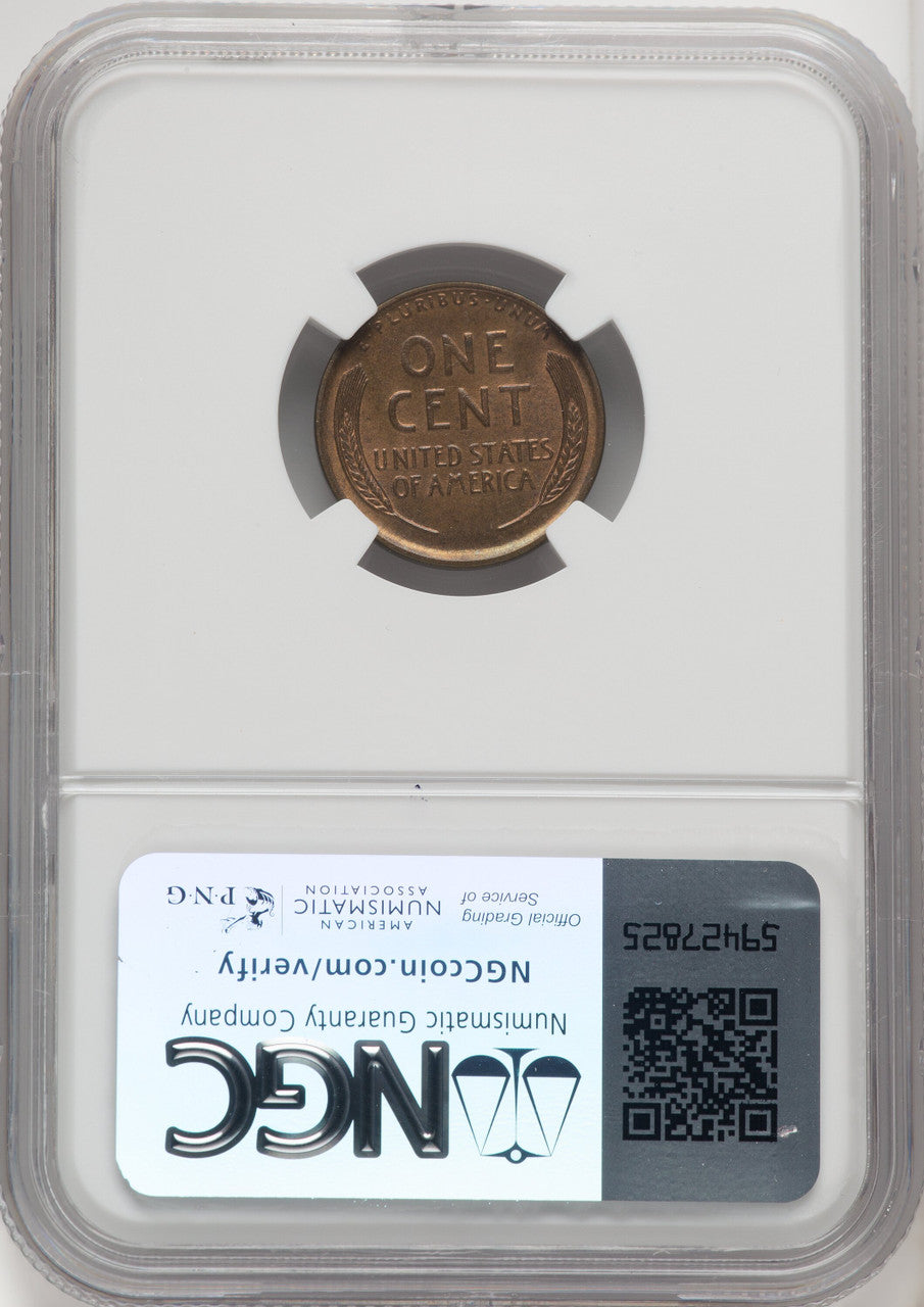 1915-S 1C RB Lincoln Cent NGC MS65