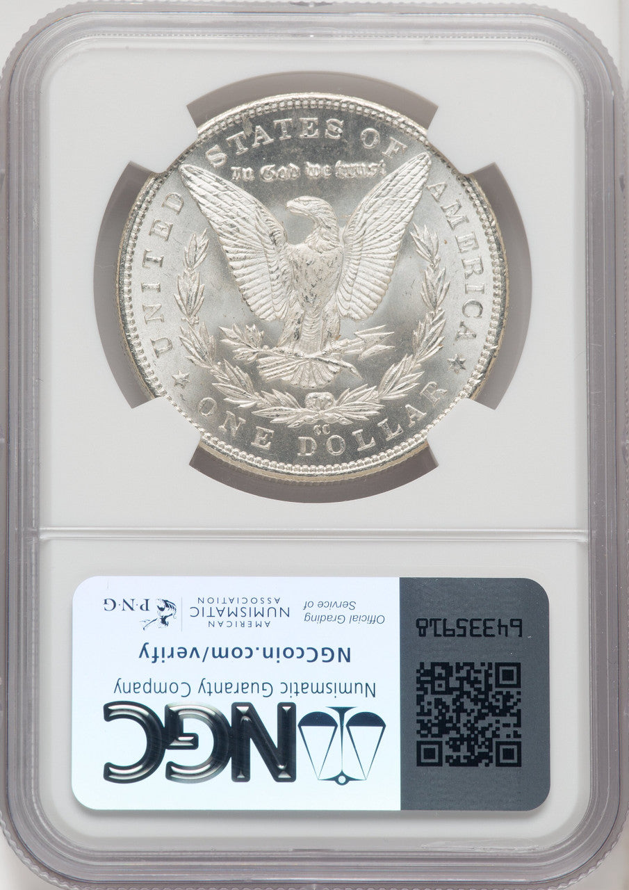 1883-CC $1 Morgan Dollar NGC MS67+
