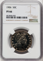 1906 50C Proof Barber Half Dollar NGC PR66