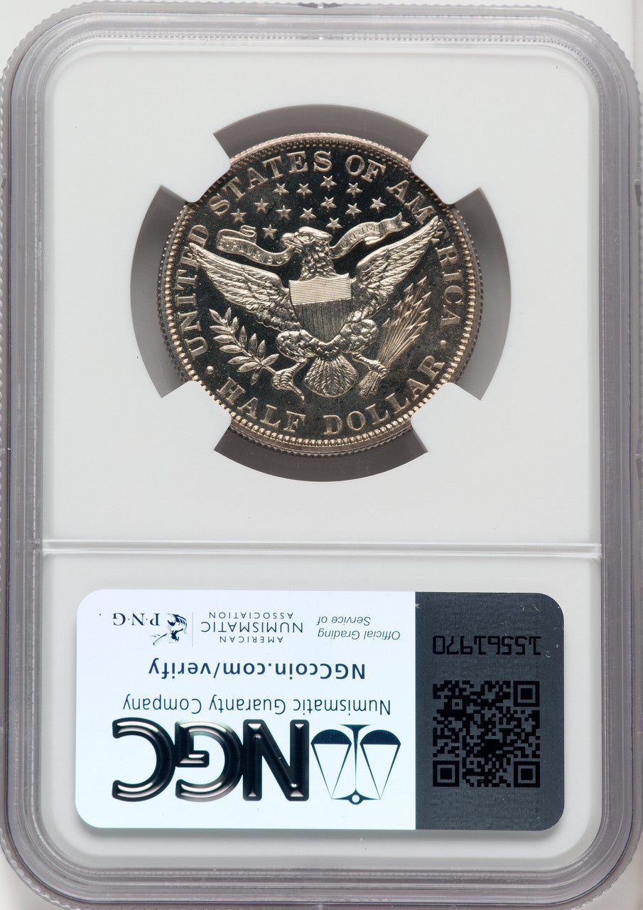 1906 50C Proof Barber Half Dollar NGC PR66
