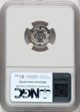 1883 10C CA Proof Seated Dime NGC PR66