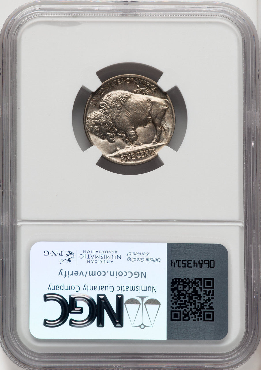 1915 5C Buffalo Nickel NGC MS66