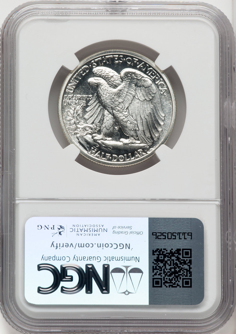 1942 50C Proof Walking Liberty Half Dollar NGC PR67+