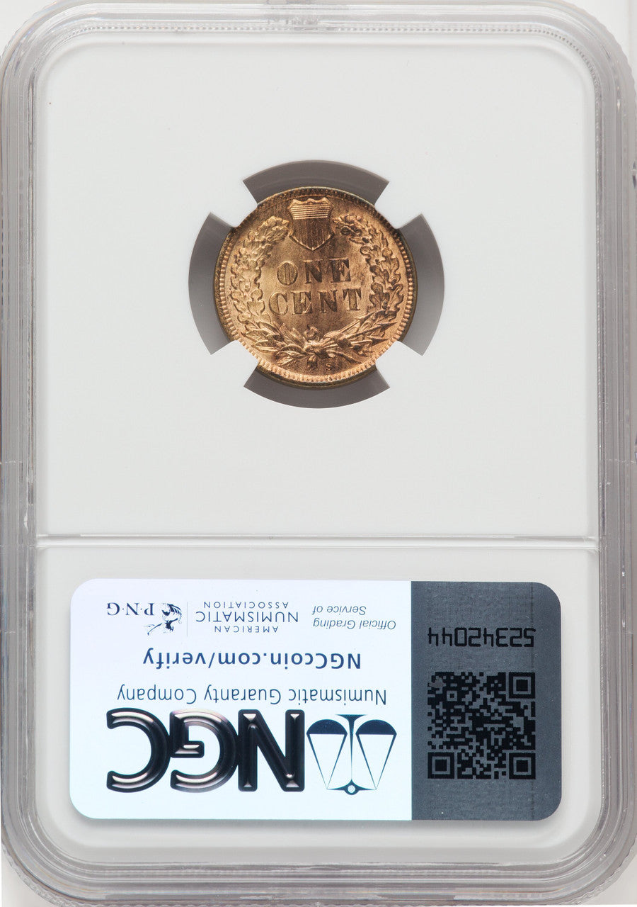1908-S 1C RB Indian Cent NGC MS65