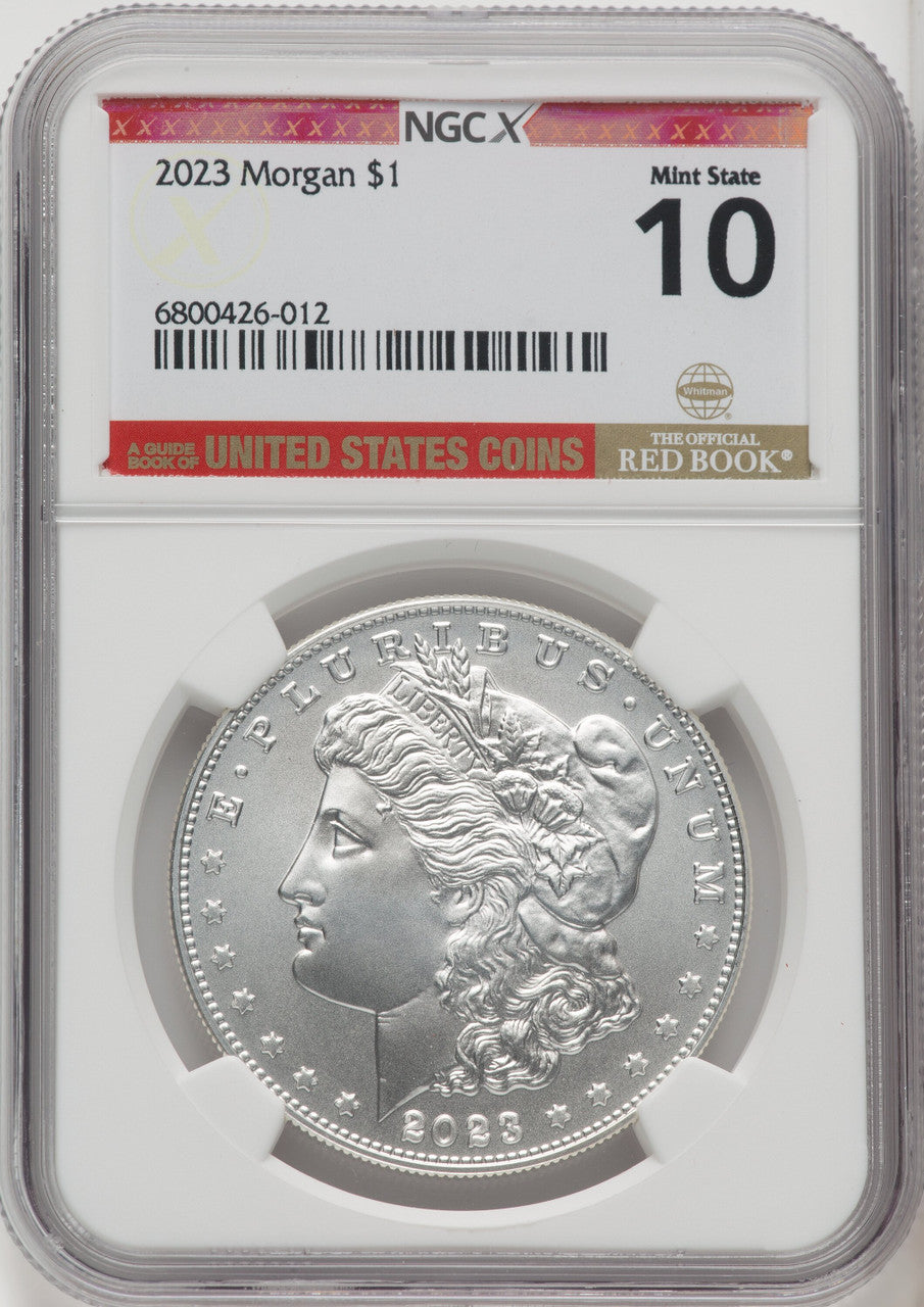 2023 Morgan Dollar NGCX VG10 Red Book Label