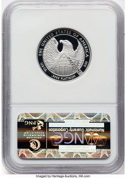 2007-W $50 Half-Ounce Platinum Eagle 10th Anniversary NGC PF70 (768384036)