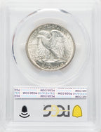 1917-D 50C OBVERSE CAC Walking Liberty Half Dollar PCGS MS64