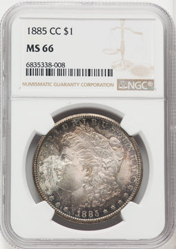 1885-CC $1 Morgan Dollar NGC MS66 (766879023)