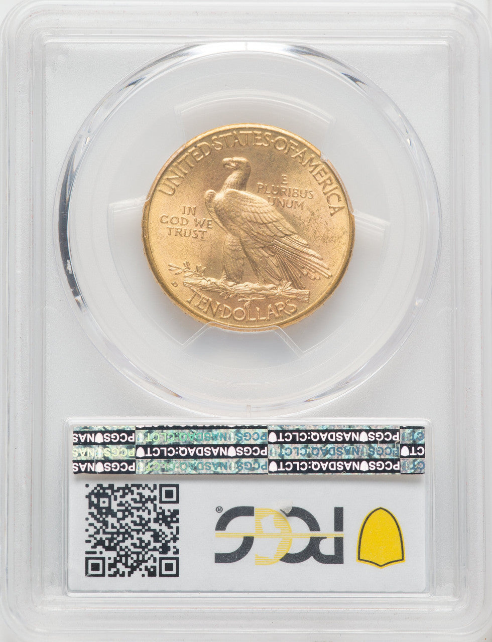 1908-D $10 MOTTO Indian Eagle PCGS MS64