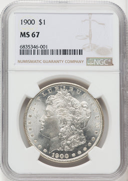 1900 $1 Morgan Dollar NGC MS67 (766884003)