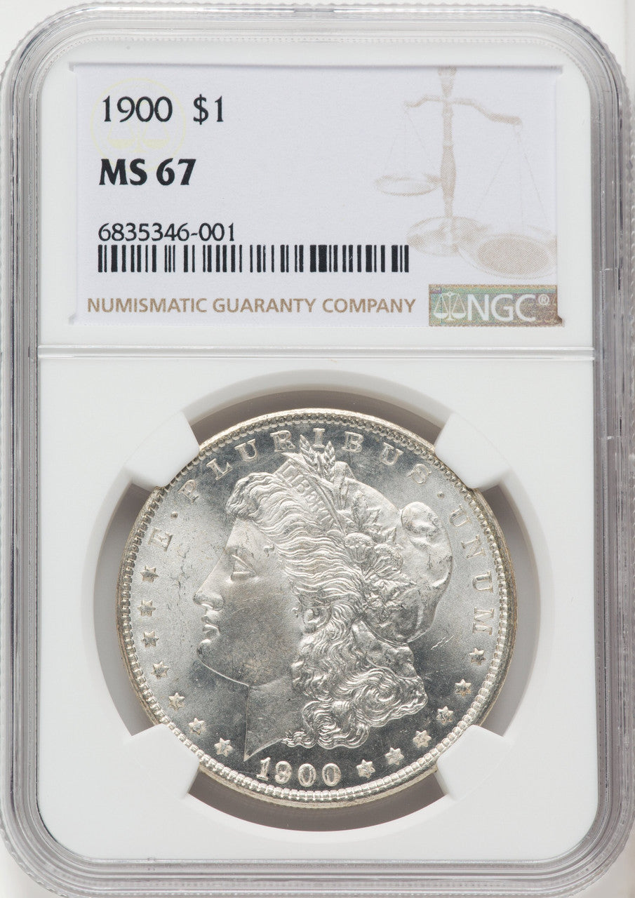 1900 $1 Morgan Dollar NGC MS67 (766884003)