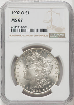 1902-O $1 Morgan Dollar NGC MS67 (765814005)