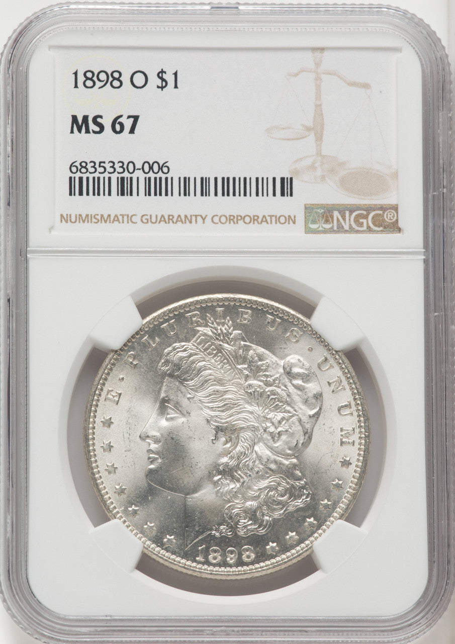 1898-O $1 Morgan Dollar NGC MS67 (766594013)